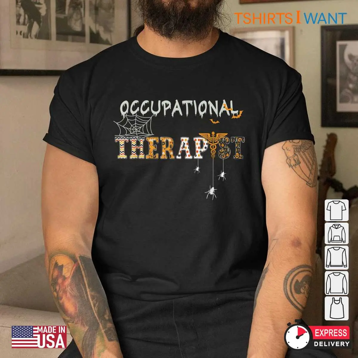 Occupational Therapist Halloween Costume: OT Occupational Therapy Spooky Halloween Shirt 5 Occupational Therapist Halloween OT Spooky Costume 5 1.jpg