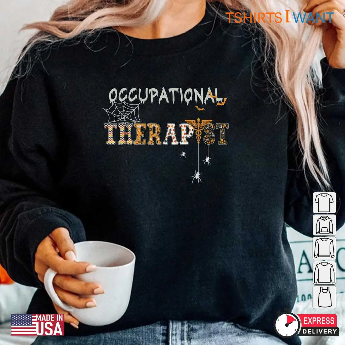 Occupational Therapist Halloween Costume: OT Occupational Therapy Spooky Halloween Shirt 6 Occupational Therapist Halloween OT Spooky Costume 6 1.jpg