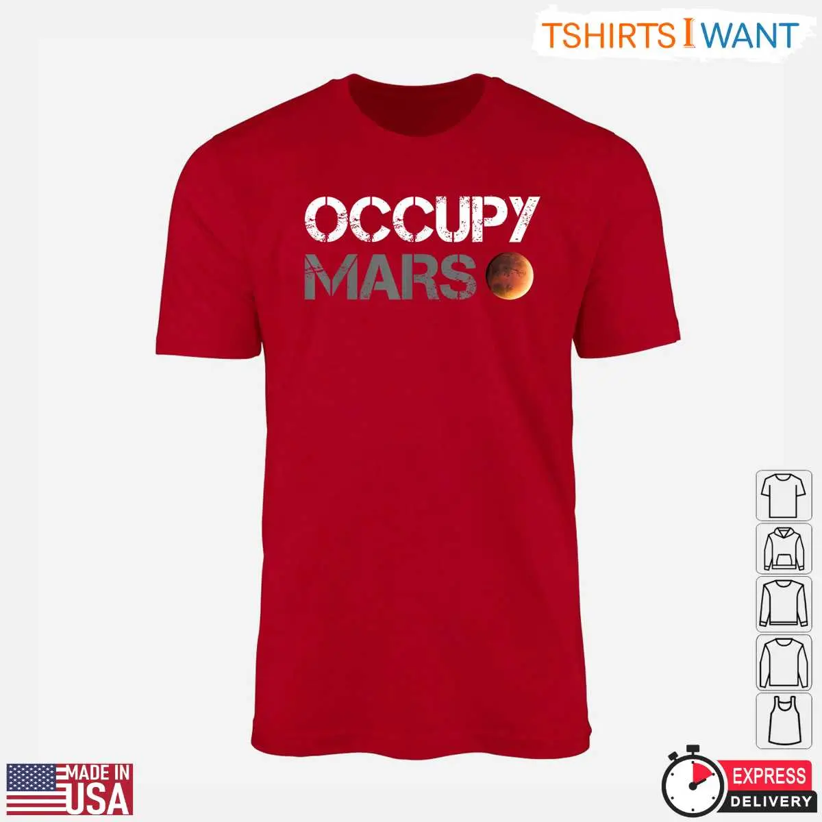 Occupy Mars Minimalist Space Elon Musk Inspired Daily Graphic T Shirt 4 1.jpg