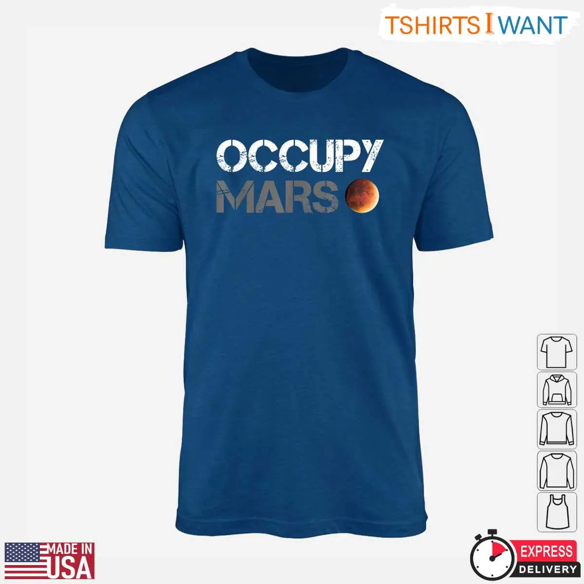 Occupy Mars Minimalist Space Elon Musk Inspired Daily Graphic T Shirt 5 1.jpg