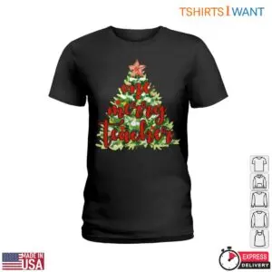 One Merry Teacher Christmas Tree T-Shirt 7 One Merry Teacher Christmas Tree T Shirt 2 1.jpg