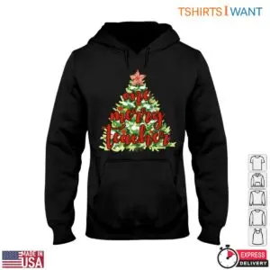 One Merry Teacher Christmas Tree T-Shirt 9 One Merry Teacher Christmas Tree T Shirt 4 1.jpg