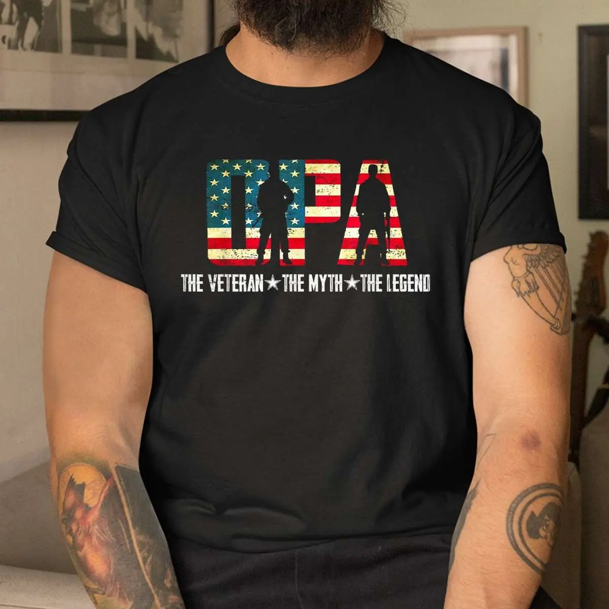 Opa Veteran Myth Legend Dad T Shirt 4 1.jpg