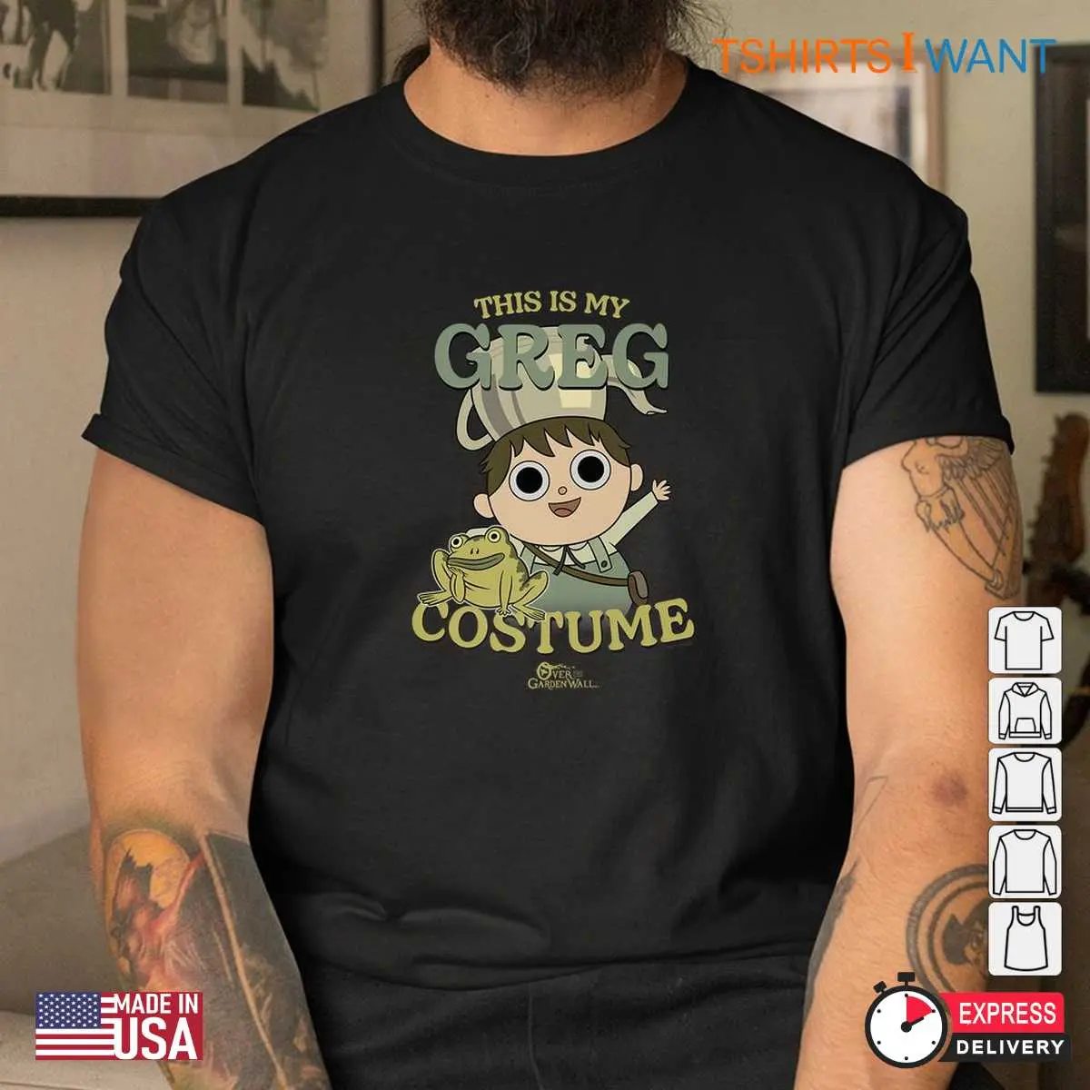 Over The Garden Wall Halloween: This Is My Greg Over The Garden Wall Costume 11 Over The Garden Wall Halloween Greg Costume Fan Tee 4