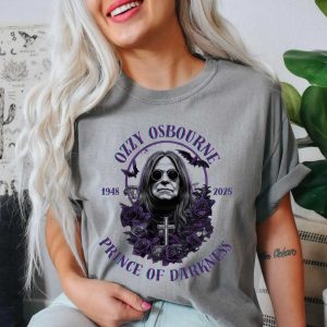 Ozzy Osbourne RIP Shirt – Prince of Darkness Gothic Tribute Tee 1