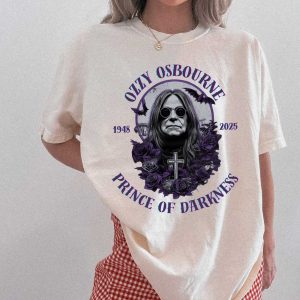 Ozzy Osbourne RIP Shirt – Prince of Darkness Gothic Tribute Tee 3
