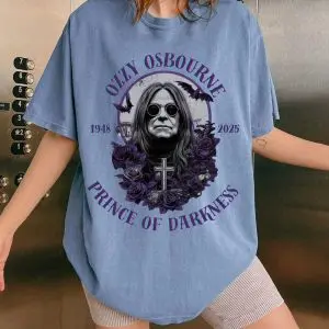 Ozzy Osbourne RIP Shirt – Prince of Darkness Gothic Tribute Tee 8 Ozzy Osbourne RIP Shirt – Prince of Darkness Gothic Tribute Tee 4