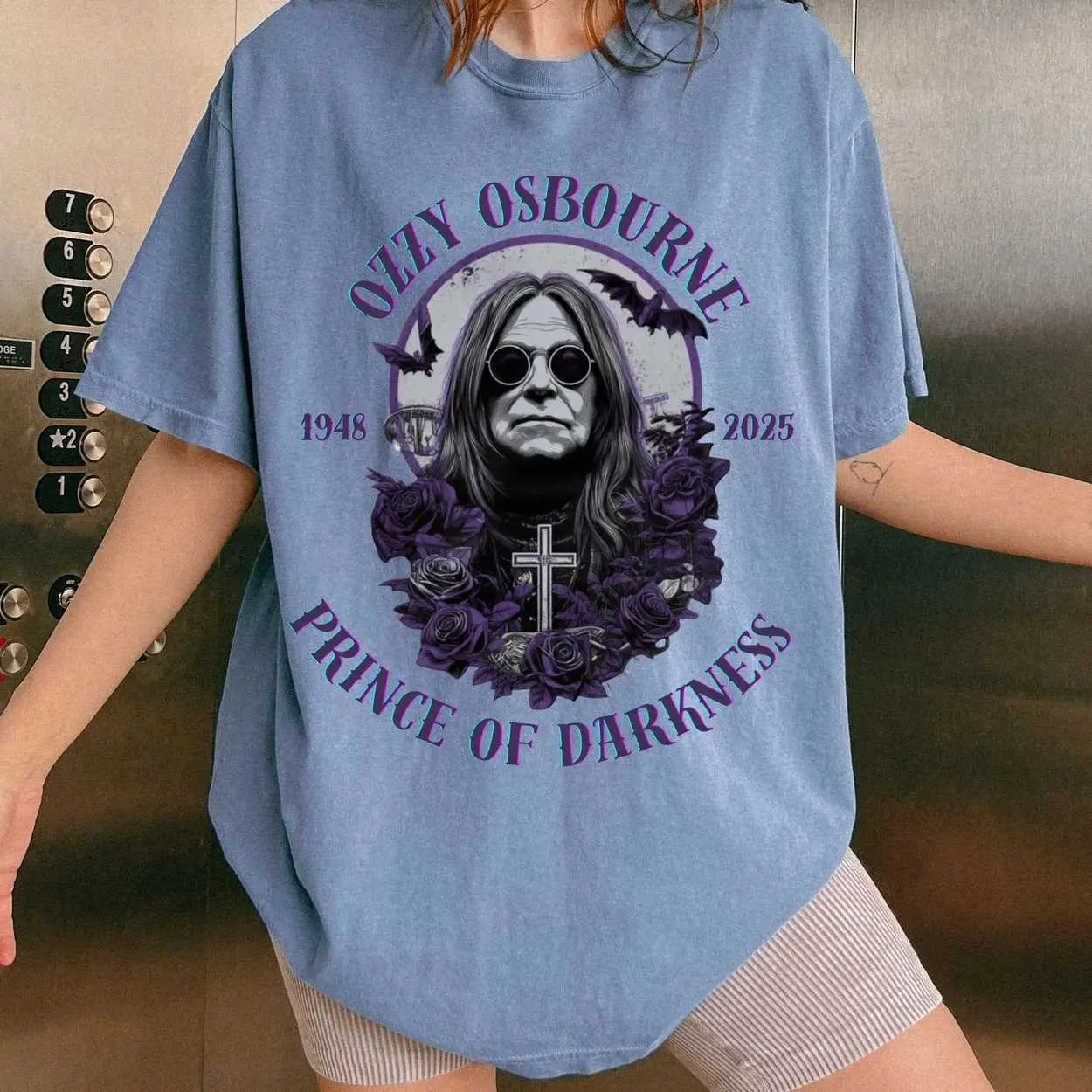Ozzy Osbourne RIP Shirt – Prince of Darkness Gothic Tribute Tee 4