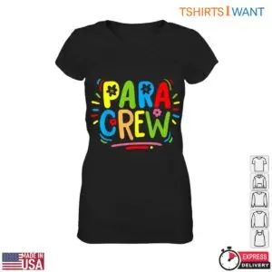PARA CREW T-Shirt - Colorful Teacher Support Staff 7 PARA CREW T Shirt Colorful Teacher Support Staff 2 1.jpg