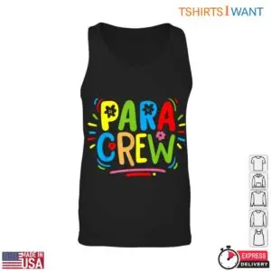 PARA CREW T-Shirt - Colorful Teacher Support Staff 8 PARA CREW T Shirt Colorful Teacher Support Staff 3 1.jpg
