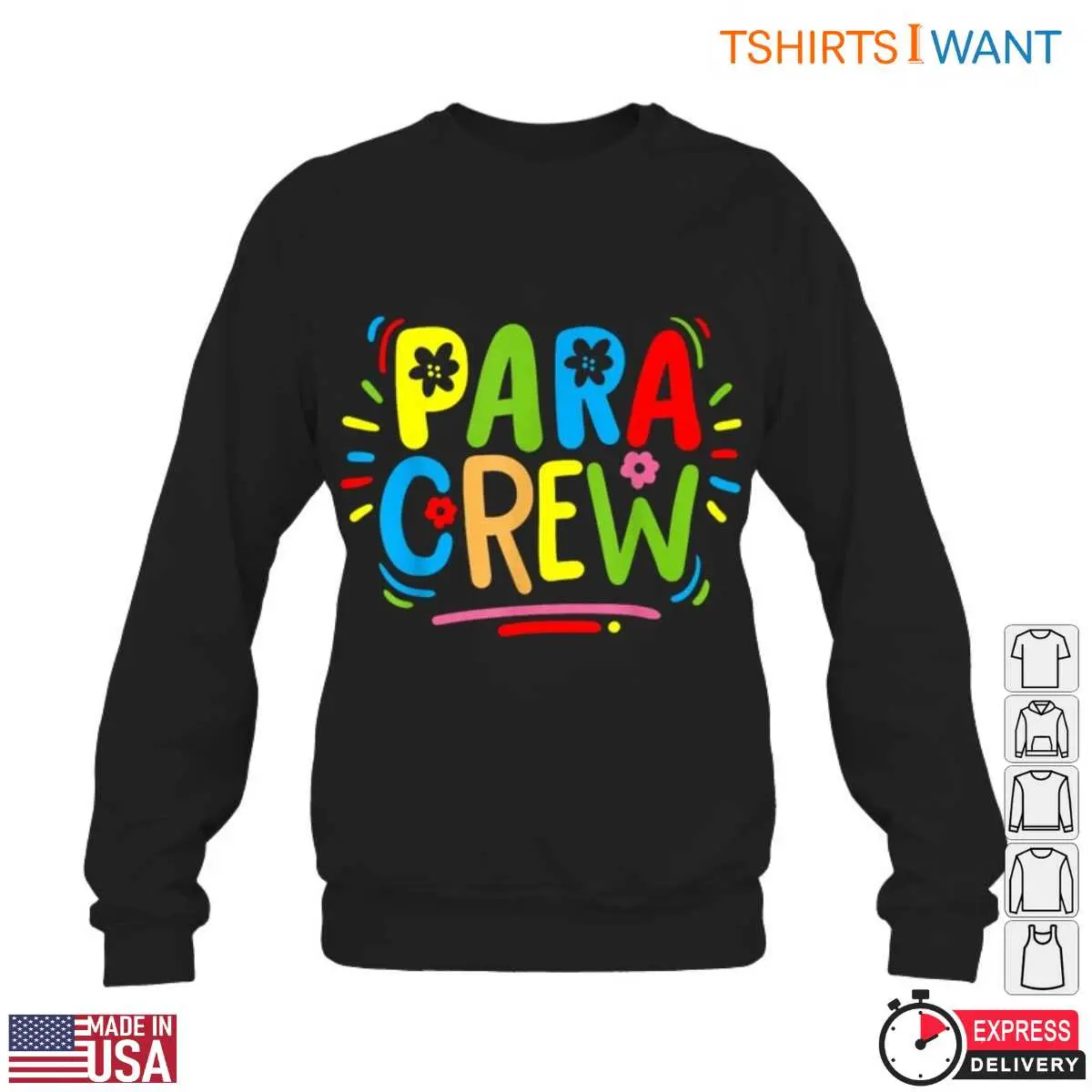 PARA CREW T Shirt Colorful Teacher Support Staff 6 1.jpg
