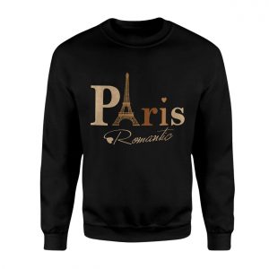 Paris Romantic Eiffel Tower Travel T Shirt 3 1.jpg