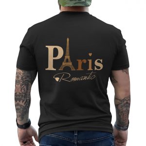 Paris Romantic Eiffel Tower Travel T Shirt 6 1.jpg