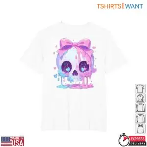 Pastel Goth Skull Bow Drip T-Shirt 7 Pastel Goth Skull Bow Drip T Shirt 2 1.jpg