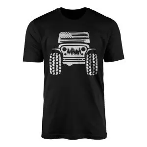 Patriotic Jeep T shirt E28093 American Flag Off Road Adventure Graphic Tee 1.jpg