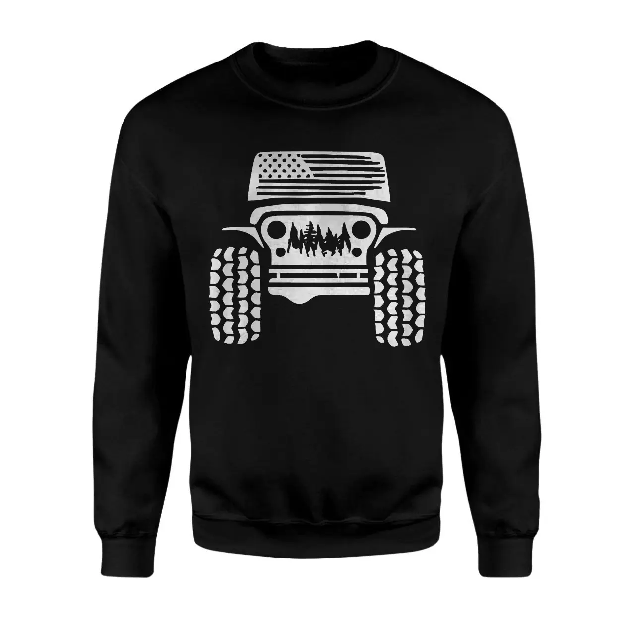 Patriotic Jeep T shirt E28093 American Flag Off Road Adventure Graphic Tee 3.jpg
