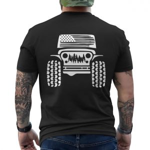 Patriotic Jeep T shirt E28093 American Flag Off Road Adventure Graphic Tee 6.jpg