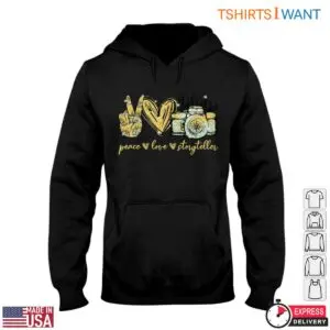 Peace Love Photography Artistic Camera Storyteller T-Shirt 9 Peace Love Photography Artistic Camera Storyteller T Shirt 4 1.jpg