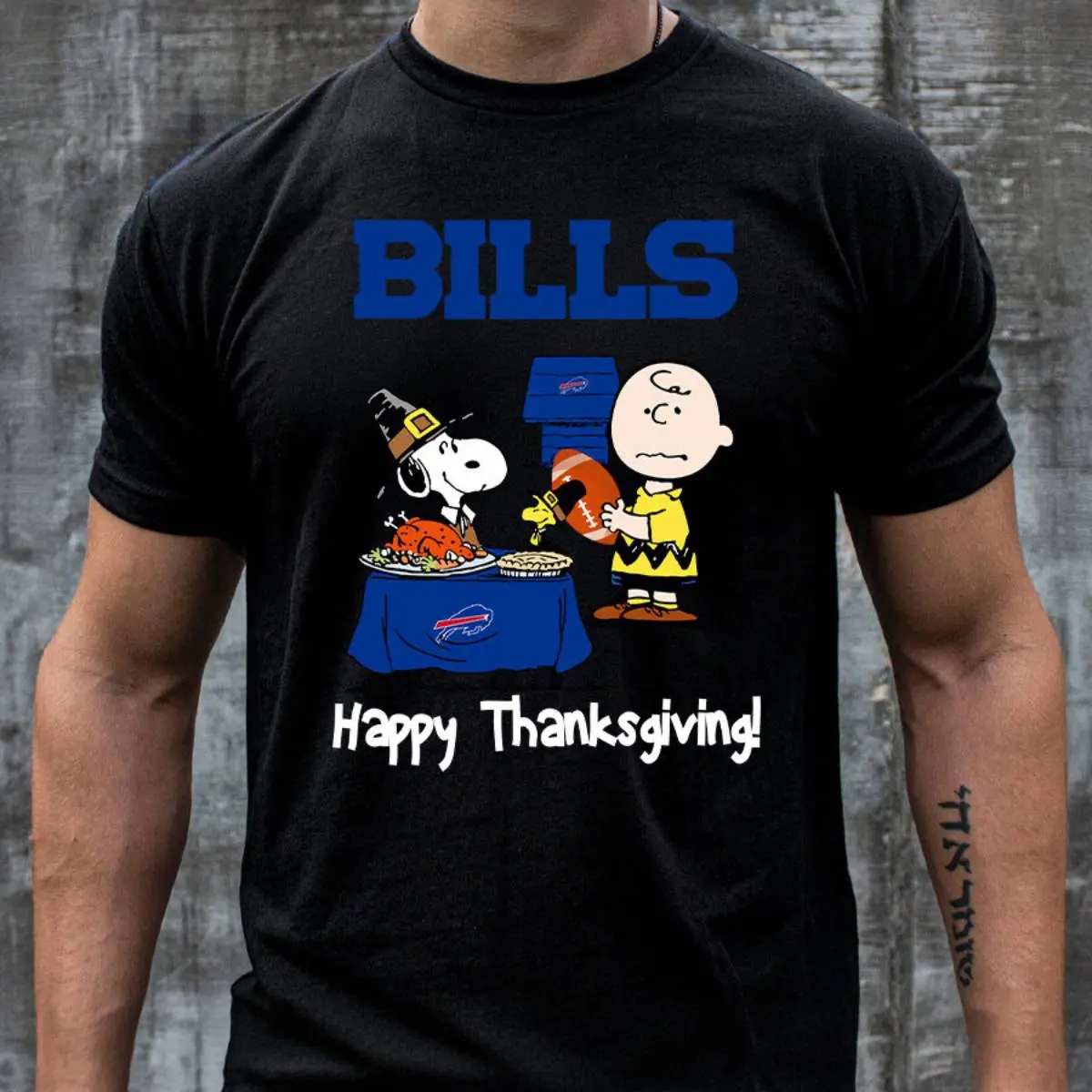 Peanuts Buffalo Bills Thanksgiving Shirt 11 Peanuts Buffalo Bills Thanksgiving Sweatshirt 4