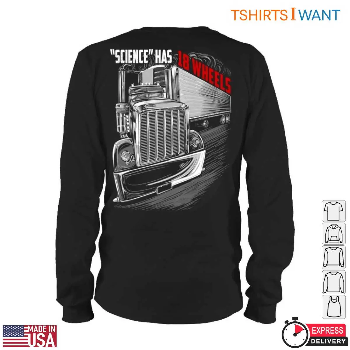 Picture Of A 18 Wheeler Truck Tee Trucking Shirts 5 1.jpg