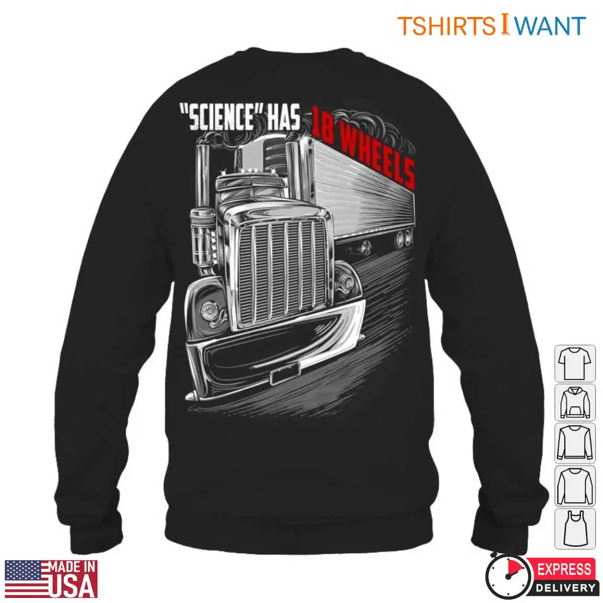 Picture Of A 18 Wheeler Truck Tee Trucking Shirts 6 1.jpg