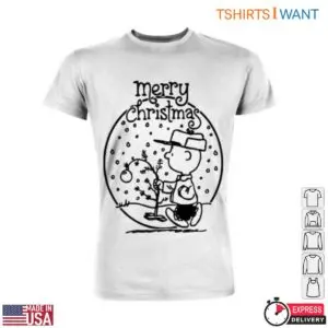 Pictures of Merry Christmas Charlie Brown T-Shirt - Classic Design with Christmas Tree and Snow 9 Pictures Of Merry Christmas Charlie Brown T Shirt 4 1.jpg