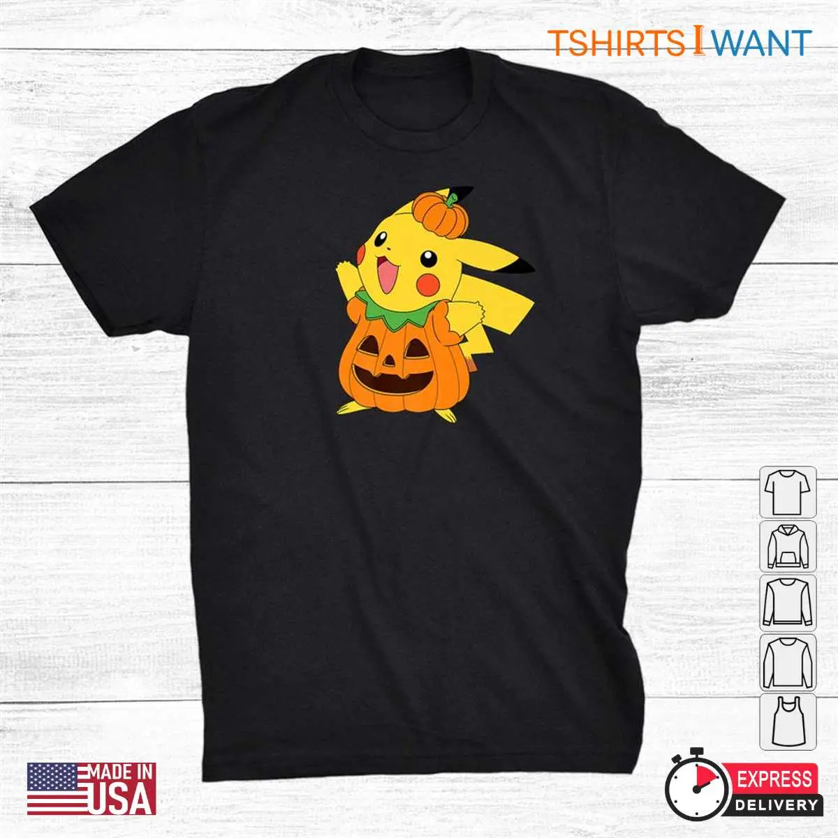 Pikachu Halloween Shirt: Pokemon Halloween Costume Tee 8 Pikachu Halloween Shirt Pokemon Costume Tee 1