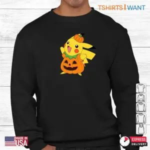 Pikachu Halloween Shirt: Pokemon Halloween Costume Tee 6 Pikachu Halloween Shirt Pokemon Costume Tee 3 1.jpg