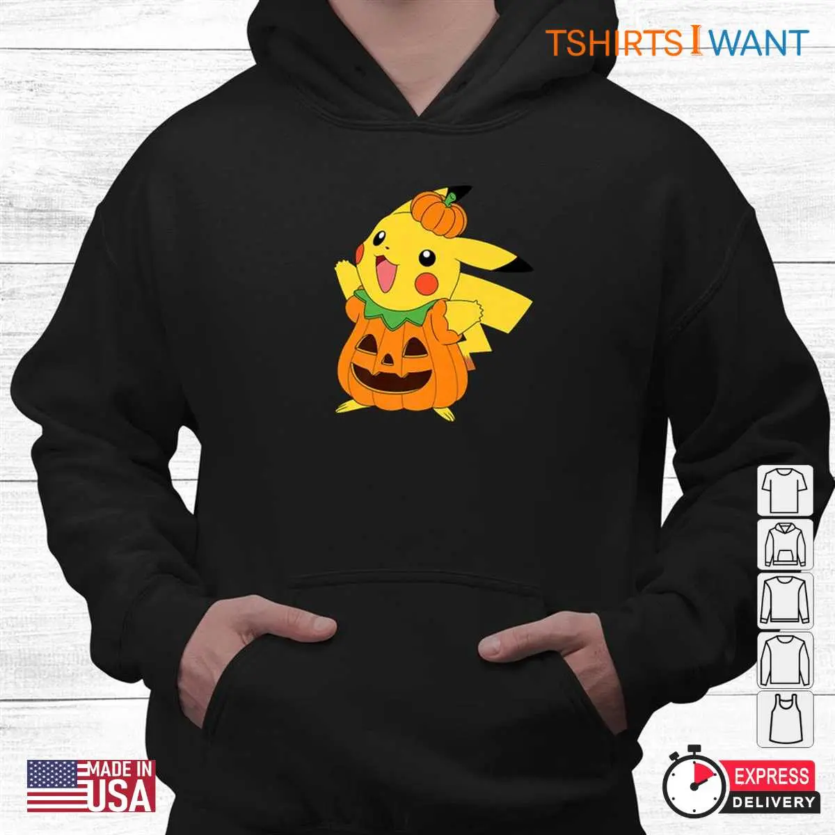 Pikachu Halloween Shirt Pokemon Costume Tee 4 1.jpg