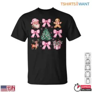 Pink Christmas Decorations Festive T Shirt 1 1.jpg