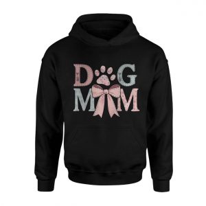 Pink Dog Mom Floral Paw Print T Shirt 2 1.jpg