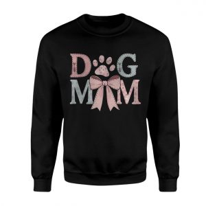 Pink Dog Mom Floral Paw Print T Shirt 3 1.jpg