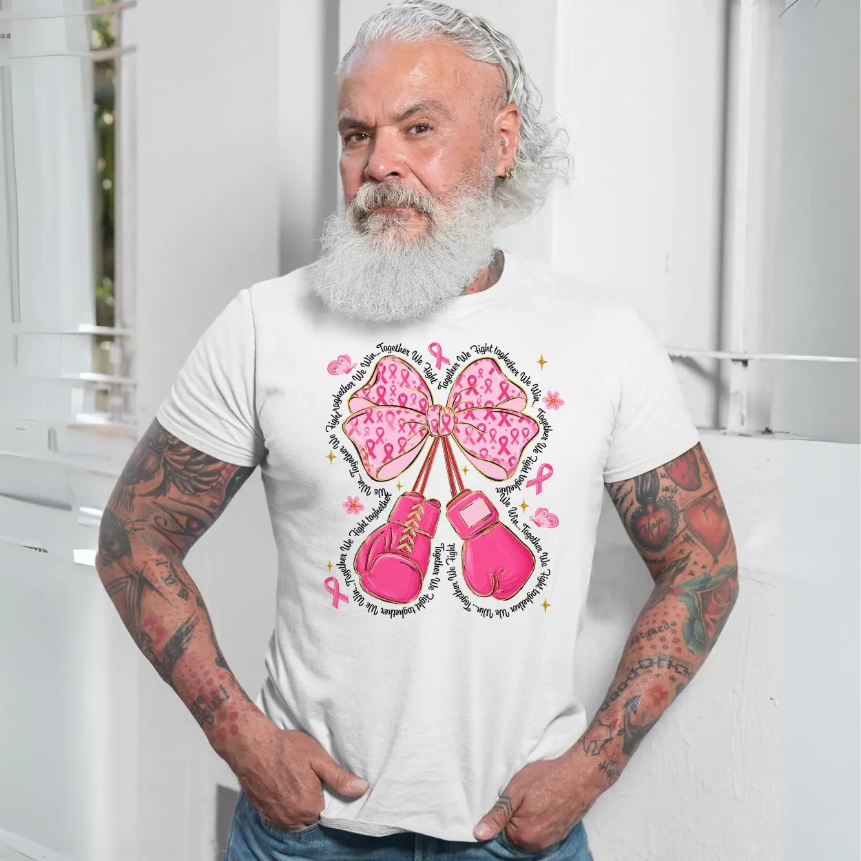 Pink Power Boxing Gloves T Shirt 7 1.jpg