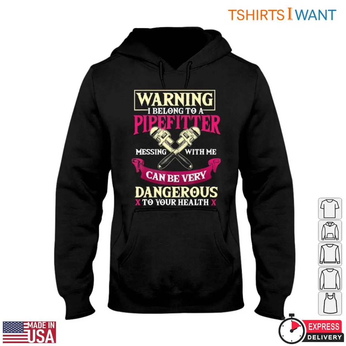 Pipefitter T-Shirt - Hilarious Graphic with Dangerous Message Tee 4 Pipefitter T Shirt Hilarious Graphic with Dangerous Message Tee 4