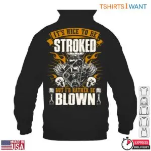 Piston and Skull T-Shirt – It’s Nice to Be Stroked, But I’d Rather Be Blown Funny Mechanic Design Tee 9 Piston And Skull T Shirt Turbo Engine Humor Tee 4 1.jpg