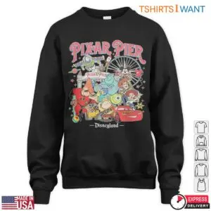 Pixar Pier Disneyland Merchandise T-Shirt – Meet Me at Disneyland, Vintage Pixar Character Graphic Tee 6 Pixar Pier Disneyland Merchandise T Shirt E28093 Meet Me at Disneyland Vintage Pixar Character Graphic Tee 2.jpg