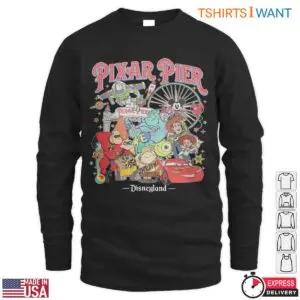 Pixar Pier Disneyland Merchandise T-Shirt – Meet Me at Disneyland, Vintage Pixar Character Graphic Tee 8 Pixar Pier Disneyland Merchandise T Shirt E28093 Meet Me at Disneyland Vintage Pixar Character Graphic Tee 4.jpg