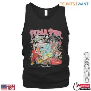 Pixar Pier Disneyland Merchandise T-Shirt – Meet Me at Disneyland, Vintage Pixar Character Graphic Tee 9 Pixar Pier Disneyland Merchandise T Shirt E28093 Meet Me at Disneyland Vintage Pixar Character Graphic Tee 5.jpg