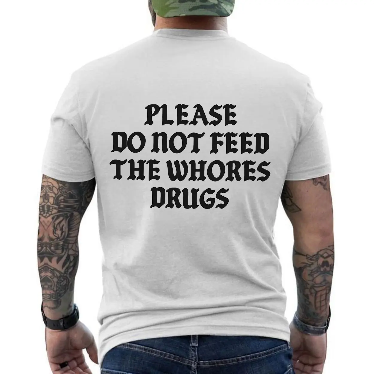 Please Dont Feed the Chaos Tee E28093 Dark Humor Statement Shirt 6.jpg