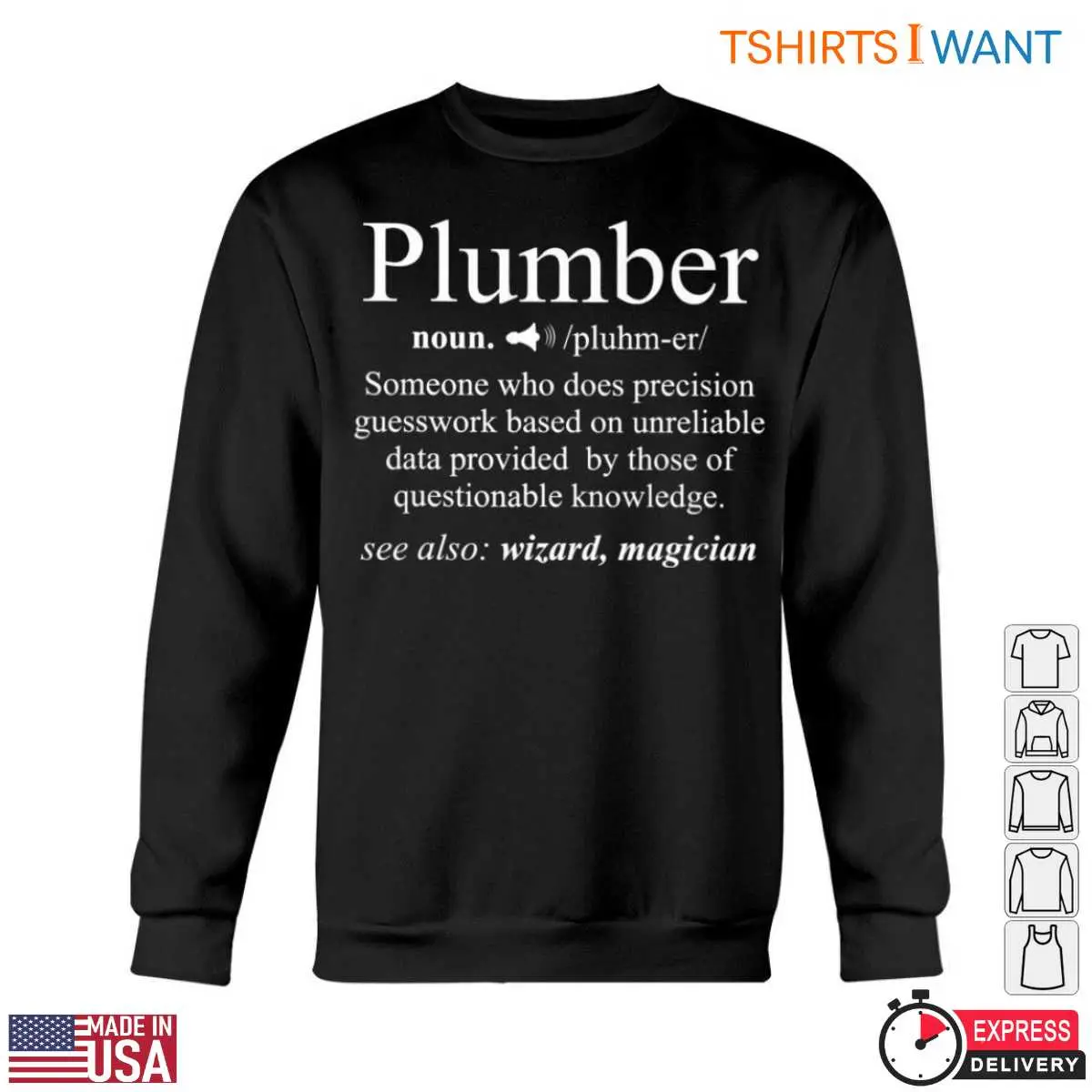 Plumber Definition T Shirt Funny Precision Guesswork Humor Tee 5 1.jpg