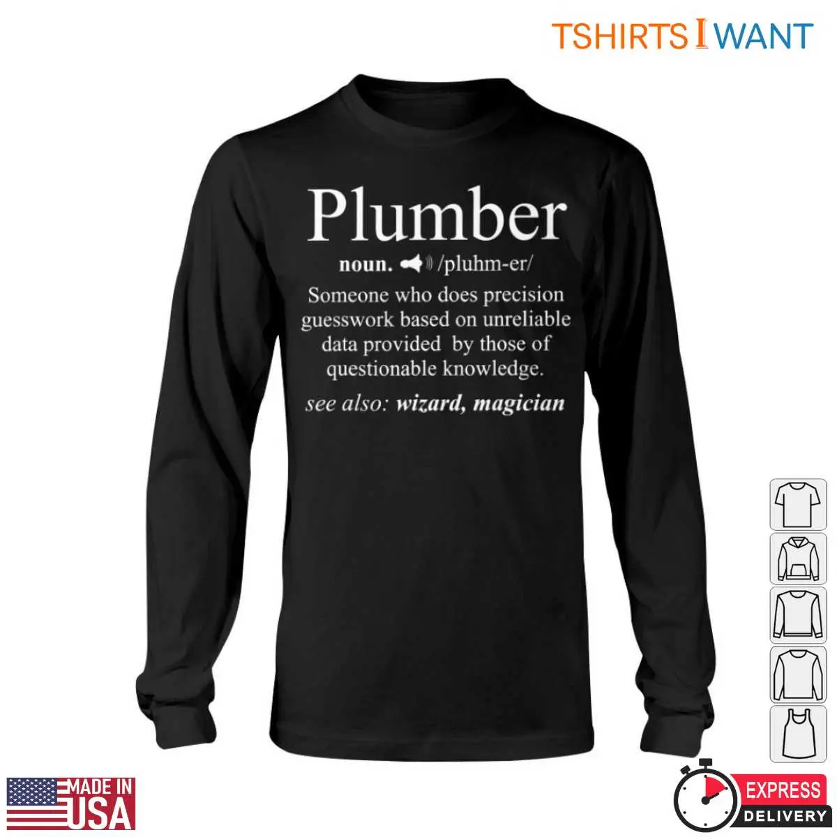 Plumber Definition T Shirt Funny Precision Guesswork Humor Tee 6 1.jpg