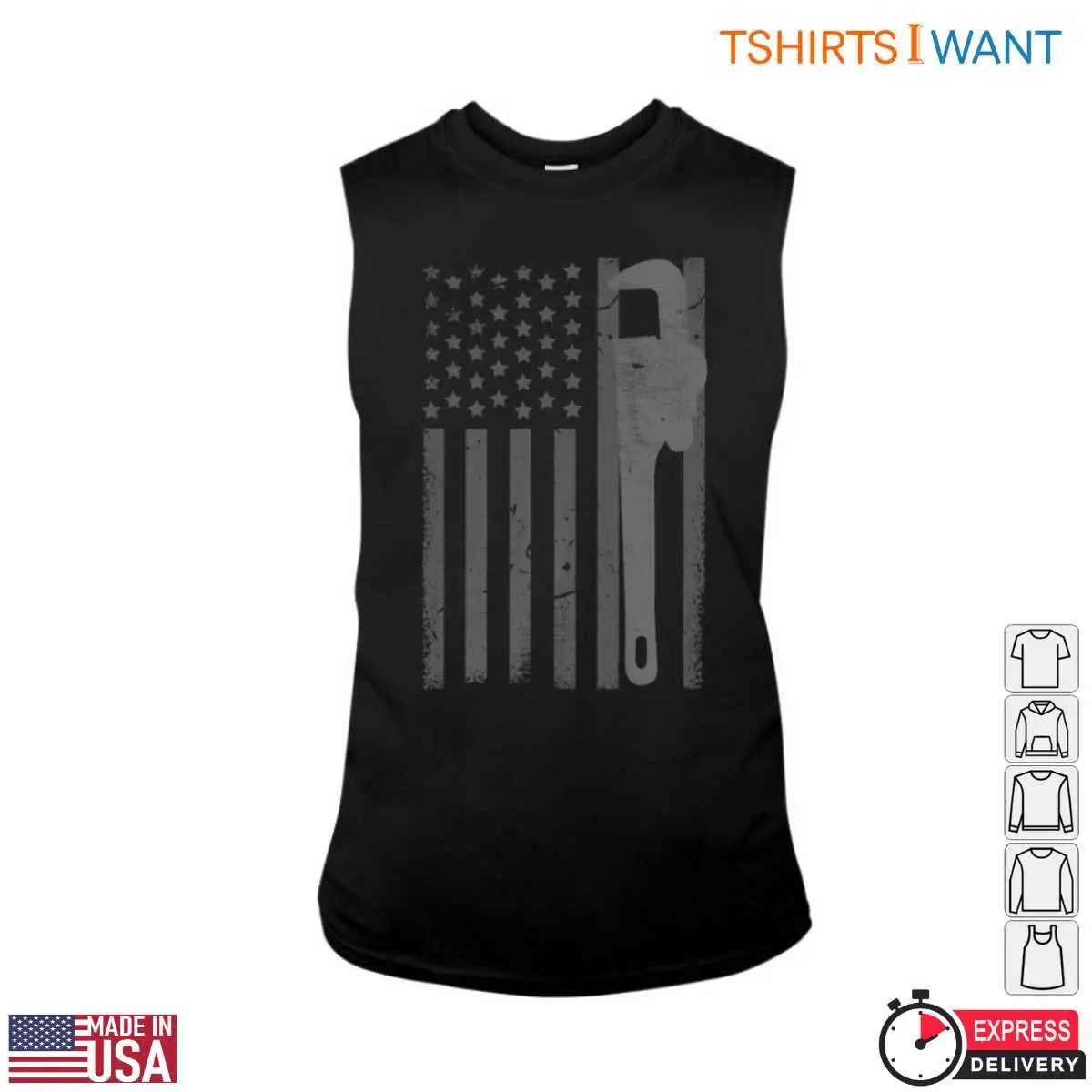 Plumber Flag T-Shirt - American Flag with Wrench Graphic Design 3 Plumber Flag T Shirt American Flag with Wrench Graphic Design 3 1.jpg