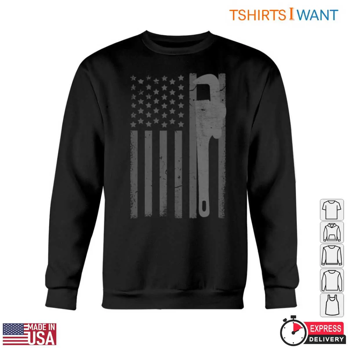 Plumber Flag T-Shirt - American Flag with Wrench Graphic Design 5 Plumber Flag T Shirt American Flag with Wrench Graphic Design 5 1.jpg