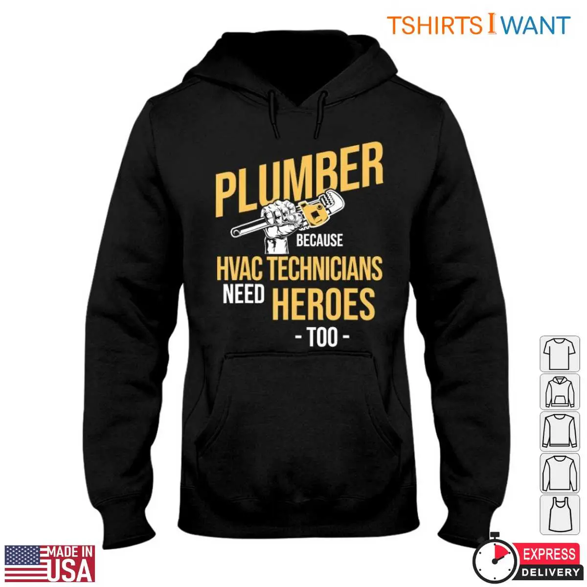 Plumber Hero T-Shirt - Funny Graphic Shirt Plumbers HVAC Technicians Tee 4 Plumber Hero T Shirt Funny Graphic Shirt Plumbers HVAC Technicians Tee 4