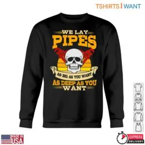Plumber Skull T-Shirt - We Lay Pipes Graphic Tee 10 Plumber Skull T Shirt We Lay Pipes Graphic Tee 5 1.jpg