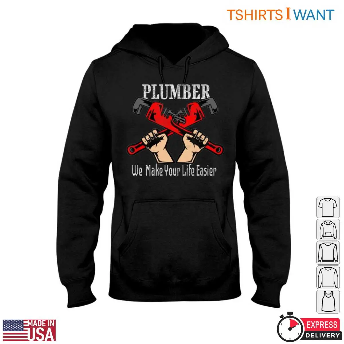 Plumber Wrench T-Shirt - We Make Your Life Easier 4 Plumber Wrench T Shirt We Make Your Life Easier 4 1.jpg
