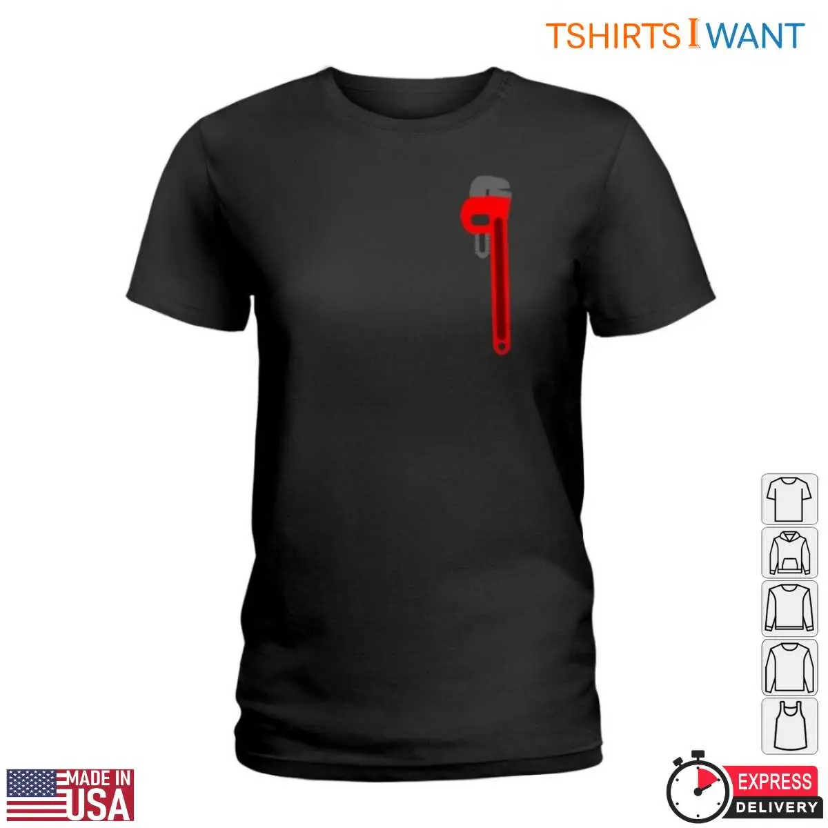 Plumbing Wrench T-Shirt - Red Wrench Graphic Minimalist Design Tee 2 Plumbing Wrench T Shirt Red Wrench Graphic Minimalist Design Tee 2 1.jpg
