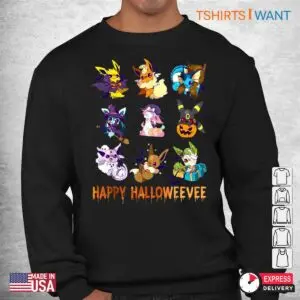 Pokemon Halloween Shirt: Funny Gift Holiday Vintage Pikachu Halloween Costume 6 Pokemon Halloween Shirt Vintage Pikachu Costume 3 1.jpg