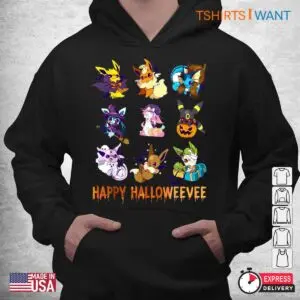 Pokemon Halloween Shirt: Funny Gift Holiday Vintage Pikachu Halloween Costume 7 Pokemon Halloween Shirt Vintage Pikachu Costume 4 1.jpg