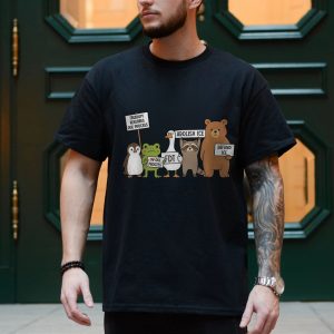 Political Protest T shirt E28093 Cute Animals for Due Process and Abolish ICE Tee 4.jpg